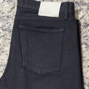 Hiroshi Kato The Pen Slim Black Raw 10.5oz Denim Size 36